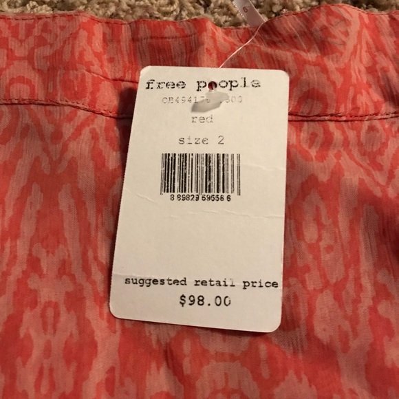 NWT Free People All Around The World Skirt - Picture 8 of 8